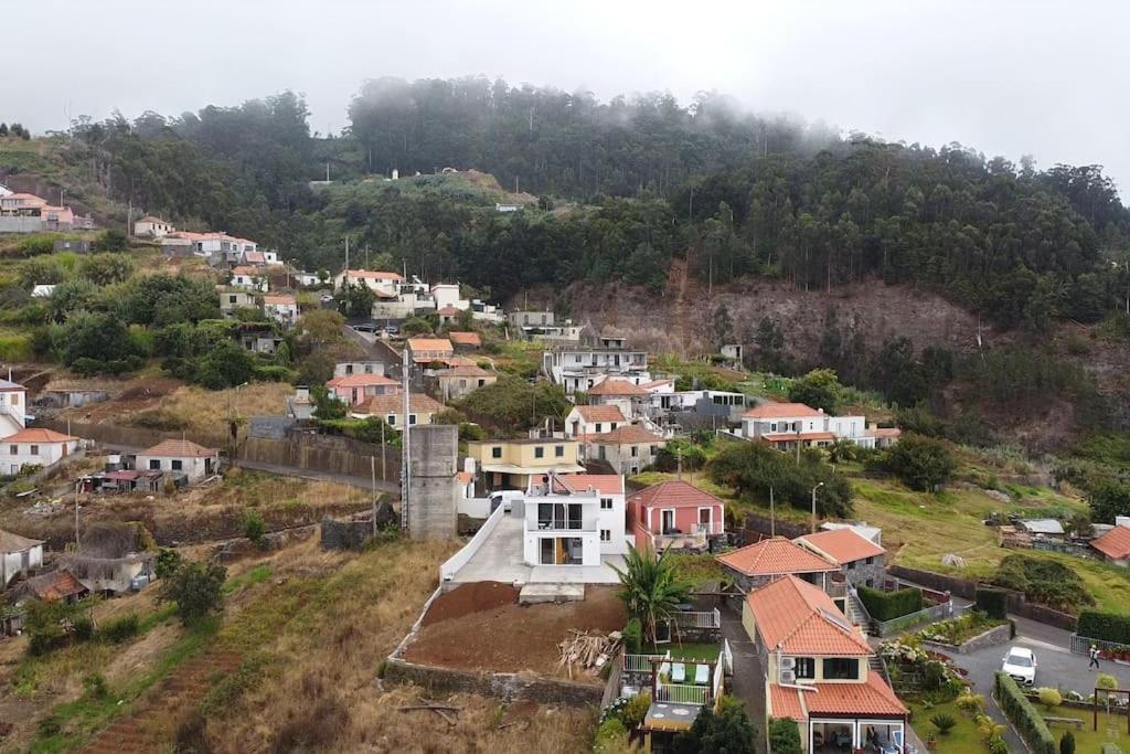 Brand New Private Modern Apartment With Patio And Sea View Calheta  Eksteriør billede