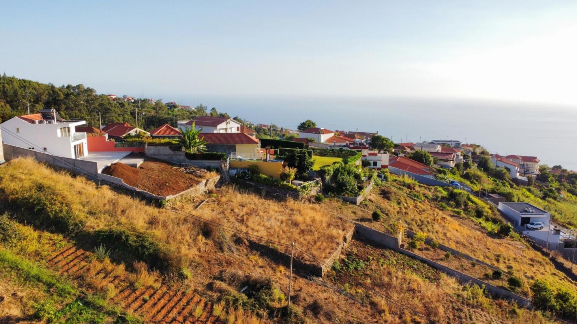 Brand New Private Modern Apartment With Patio And Sea View Calheta  Eksteriør billede