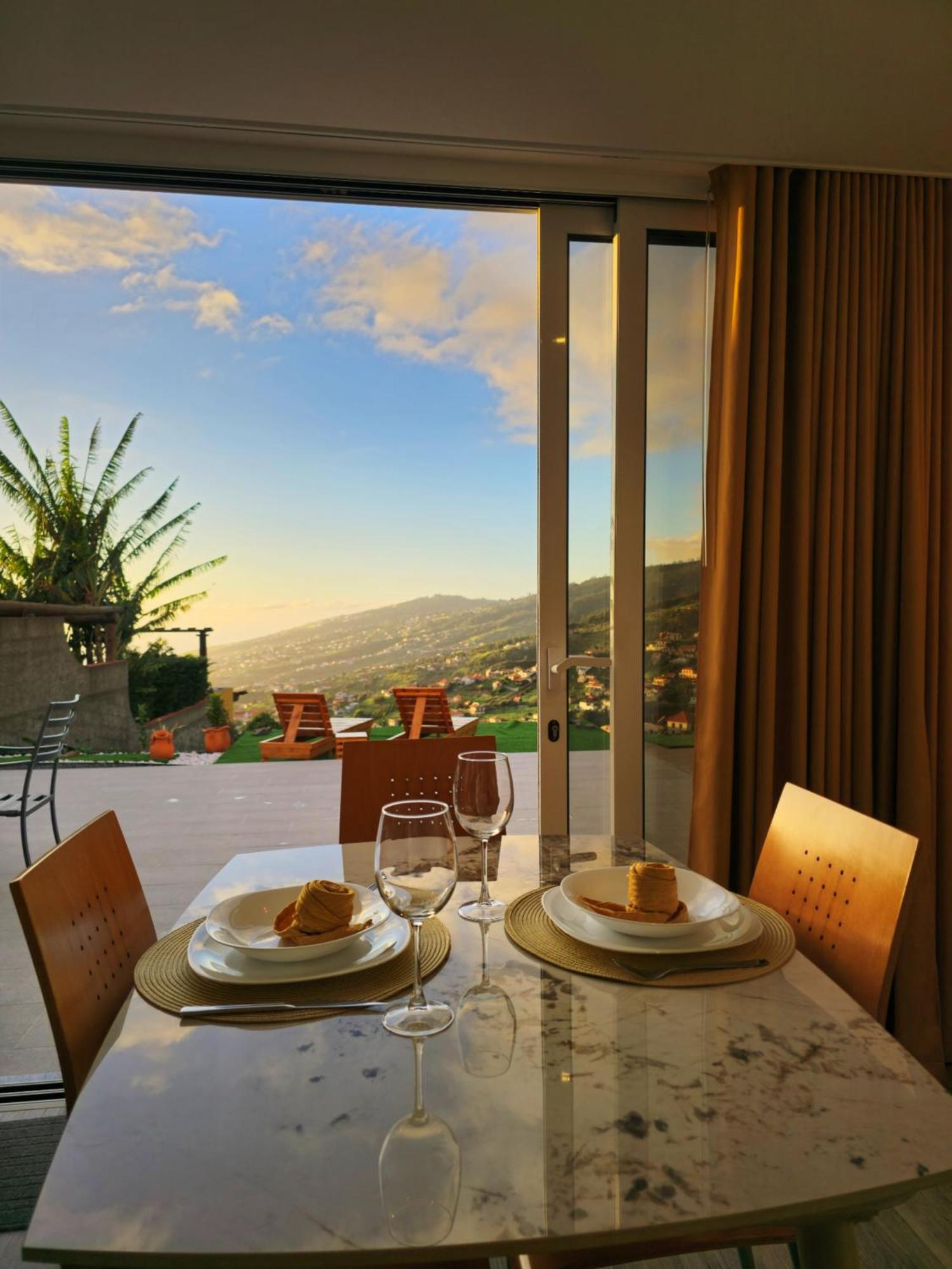 Brand New Private Modern Apartment With Patio And Sea View Calheta  Eksteriør billede